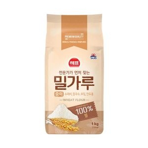 해표 중력 밀가루 1kg (4개)_이미지