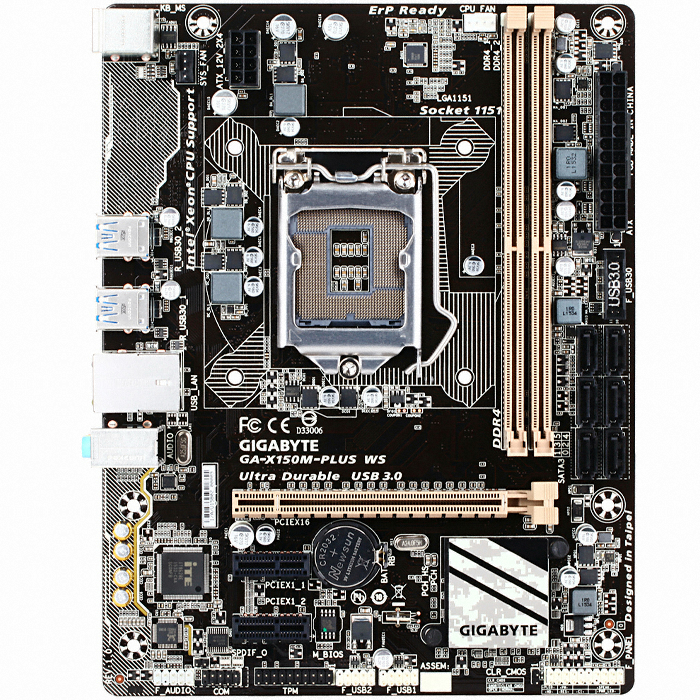 GIGABYTE GA-X150M-PLUS WS 듀러블에디션 피씨디렉트_이미지