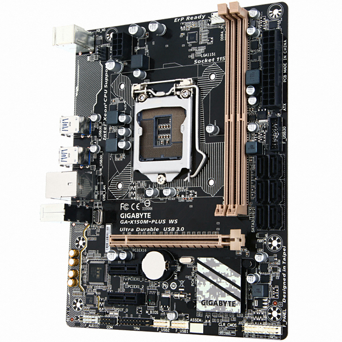 GIGABYTE GA-X150M-PLUS WS 듀러블에디션 피씨디렉트_이미지