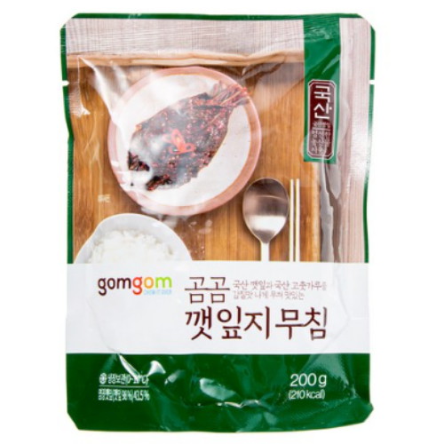 곰곰 깻잎지무침 200g이미지입니다. 누르면 해당 게시물로 새창이동합니다.