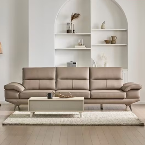 에넥스 피렌체 이태리 천연가죽 소파 4인용_이미지