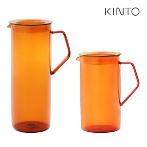 킨토 캐스트 앰버 저그 내열유리 물병 물통 1.2L