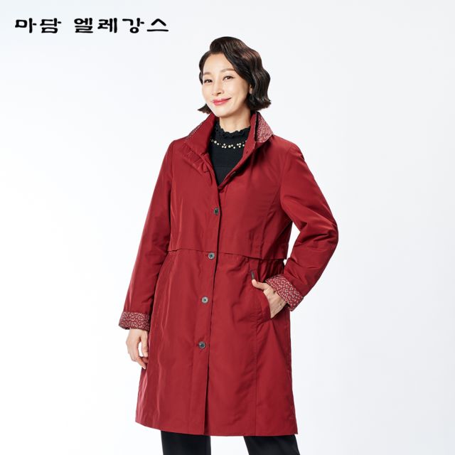 마담엘레강스 소피아 퀼팅 트렌치 코트 K233CT01_이미지