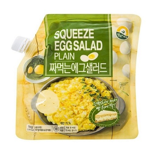 풍림푸드 풍요한아침 짜먹는 에그샐러드 플레인 1kg