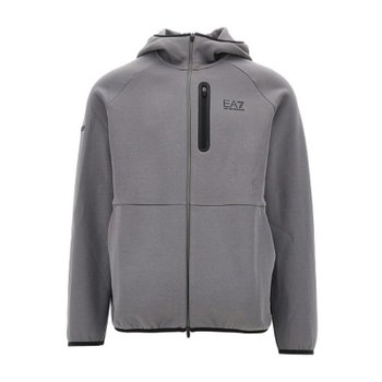 EA7 코튼 폴리에스터 지퍼 후드 집업 7M001598 AF20845 U8086