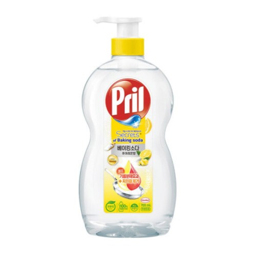 헨켈홈케어 프릴 베이킹소다 주방세제 퓨어레몬 700ml (10개)