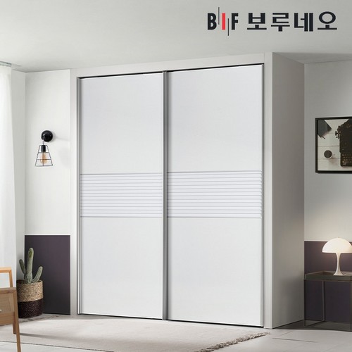 BIF보루네오 로망 슬라이딩 작은방 붙박이장 (210cm)_이미지