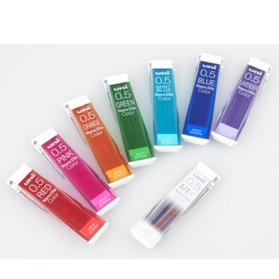 유니 나노 다이아 컬러 202NDC 샤프심 0.5mm