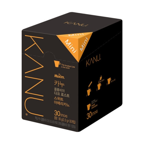 동서식품 카누 미니 다크로스트 스위트 아메리카노 스틱 30개입 [1개]
