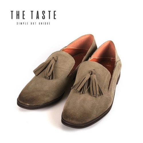  THE TASTE 더테이스트 스웨이드 가죽 타슬 로퍼_T02002
