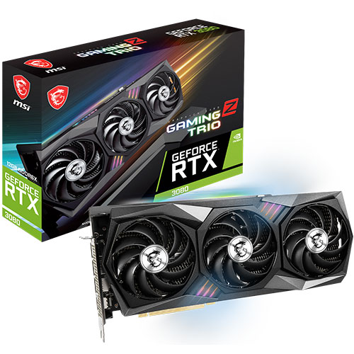 MSI 지포스 RTX 3080 게이밍 Z 트리오 D6X 12GB 트라이프로져2 LHR