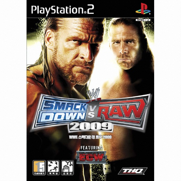 WWE 스맥다운 vs 로우 2009 PS2 중고_이미지