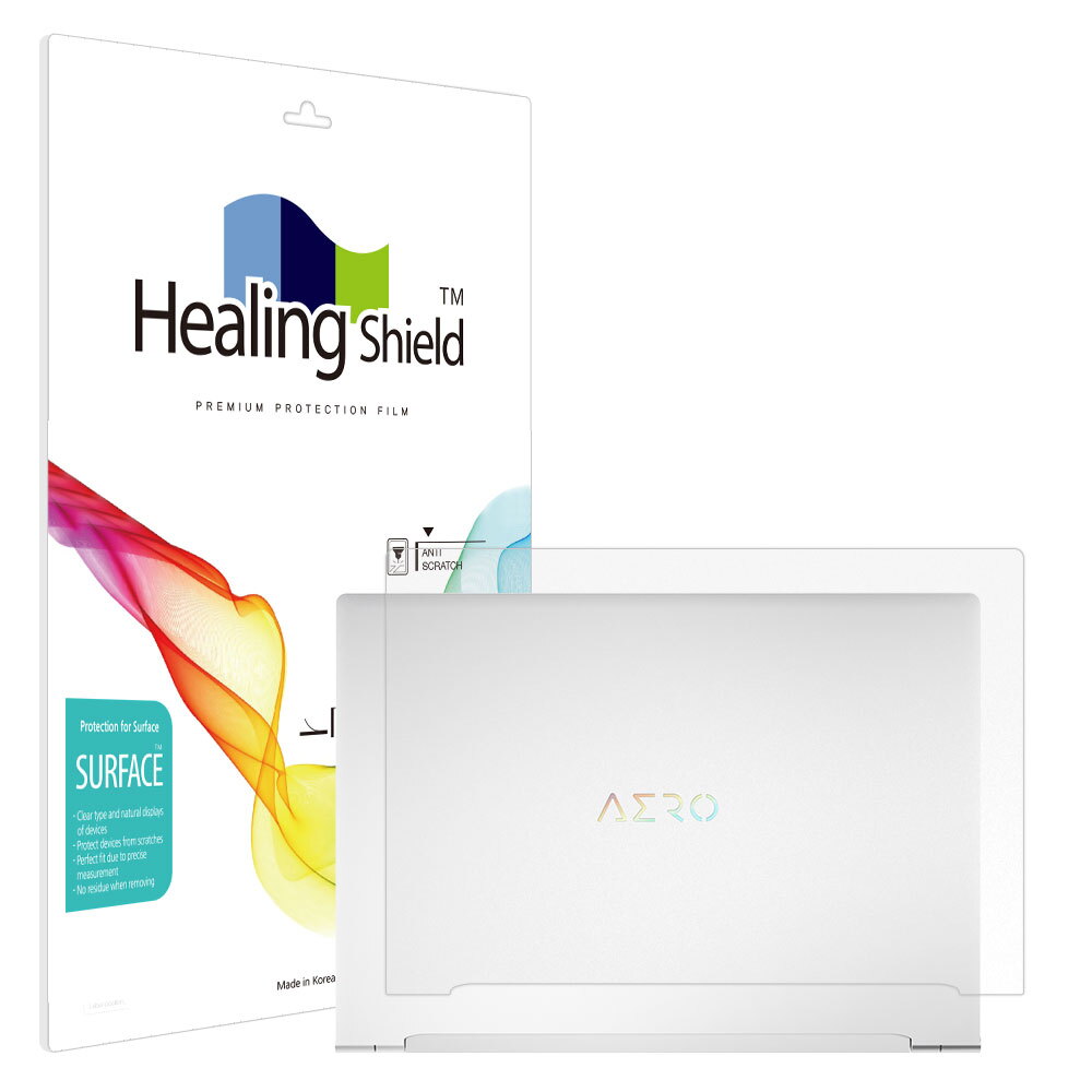 폰트리 힐링쉴드 기가바이트 AERO 16 OLED 2023 무광 외부보호필름 상판 2매