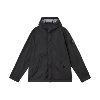 스톤아일랜드 Stone Island 4100093 Water-Resistant Hooded Jacket Black 4100093 워터_이미지