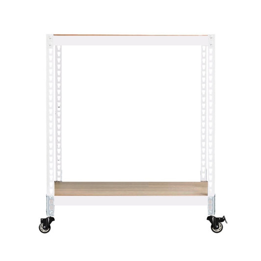 스피드랙 우레탄바퀴 2단 이동식 선반 1200x400 (120cm(높이))_이미지