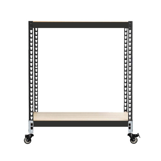 스피드랙 우레탄바퀴 2단 이동식 선반 1200x400 (120cm(높이))_이미지