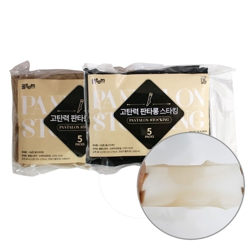 오너클랜 꿀템스토어 판타롱 고탄력 여성 스타킹 5매 묶음 W3D665E260310_이미지