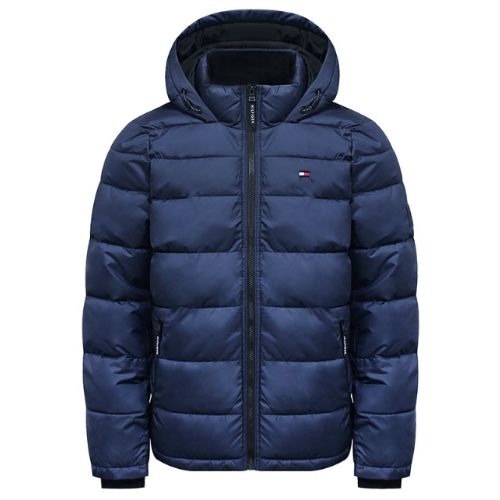 타미힐피거 퍼포먼스 푸퍼 후드 패딩 재킷 점퍼 158AN508 (NVY, 네이비)_이미지