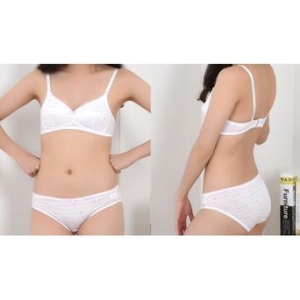 여중생 속옷선물 노와이어 A컵 브라팬티 중학생