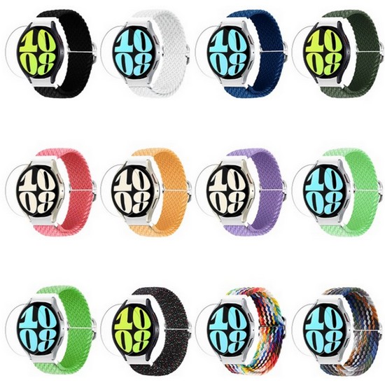 갤럭시워치6 원클릭 날개형 버클 브레이드 스트랩+필름 1매