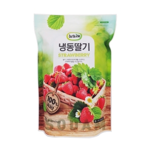뉴뜨레 국내산 냉동딸기 1kg (4개)_이미지