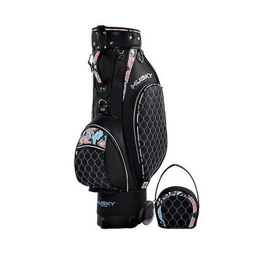 허스키뉴욕골프 캐디백 블랙 HKC-9183 BL_이미지