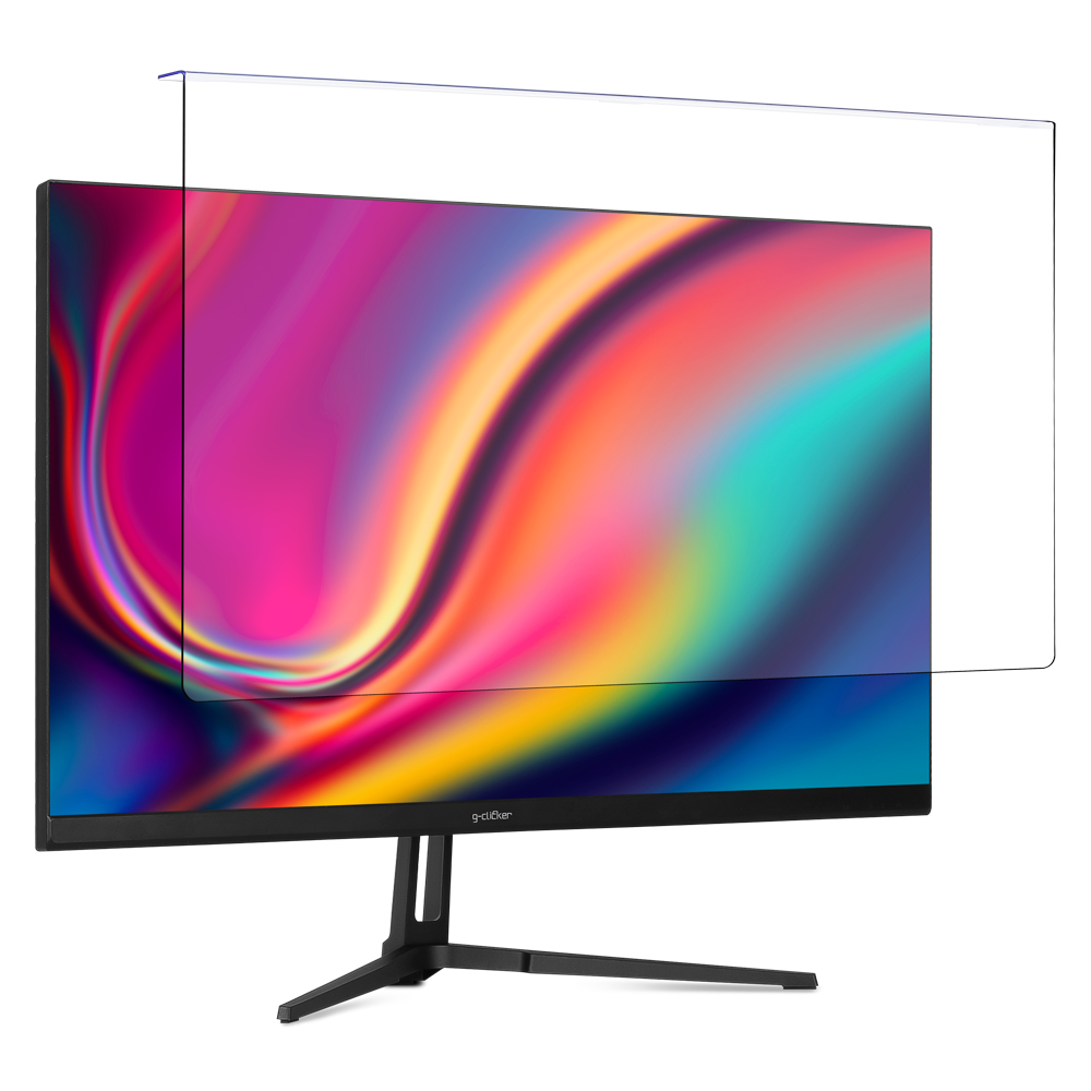 지클릭커 휴 쉴드 블루라이트 차단 거치형 모니터 필름 (22인치)_이미지