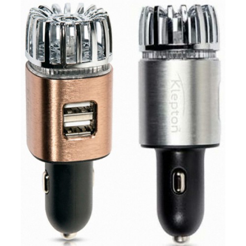 클렙튼 차량용 공기청정기 듀얼 USB_이미지