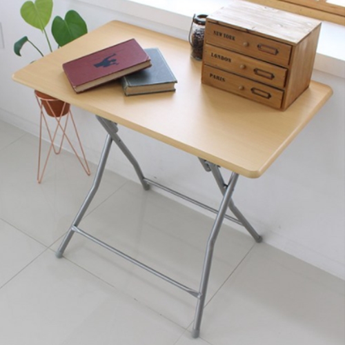 몽돌 오에이데스크 접이식 사각 식탁 800 (의자별도)_이미지