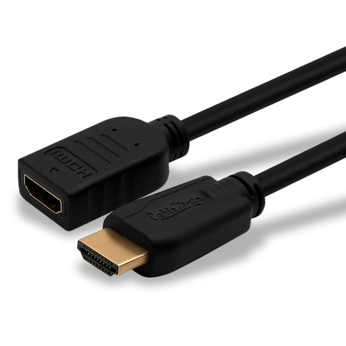 CABLEMATE HDMI 2.0v 기본형골드 연장 케이블 (1.2m)_이미지