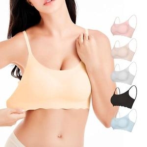 셀러허브 노와이어 끈시크 조절 스트랩 심리스 브라 나시 브라탑 S31587588