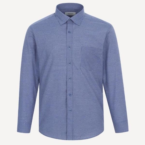 트레몰로 HC09 블루 올오버 드레스셔츠 봄 남성 블루 올오버 드레스셔츠 TG S45930203_이미지