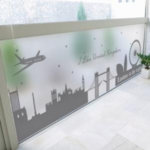 꾸밈 is752-영국네덜란드야경_글라스시트지/비행기/별/건물/도시/배경/나라 창문/유리/창/데코