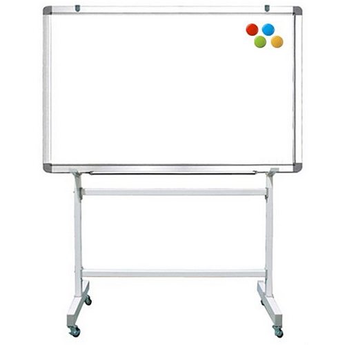 금강칠판교구산업 이동식 자석형 화이트보드 스탠드 세트 (90x60cm)_이미지