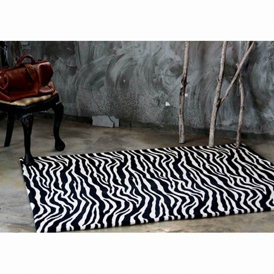 러그랜드 숏지브라 러그 (200x140cm)_이미지