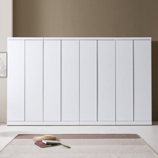 솜씨방가구  로즈키높이 E0 윗선반옷장+이불장+옷장+정리장 옷장세트 3200