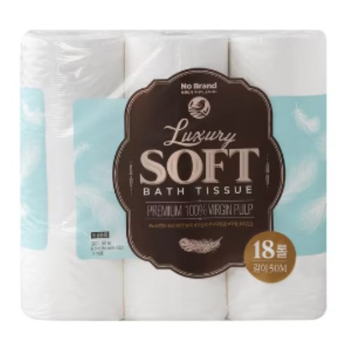 노브랜드 럭셔리 소프트 바스티슈 50m (18롤)이미지입니다. 누르면 해당 게시물로 새창이동합니다.