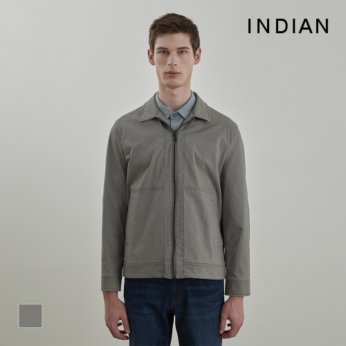 인디안 가먼트워싱 평에리 점퍼_MIVCL5S1271