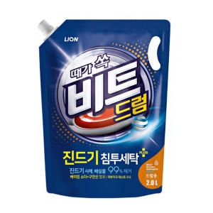 라이온코리아 비트 진드기 침투세탁 드럼용 리필 2L (1개)