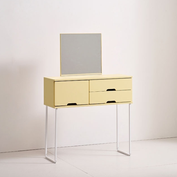 히트가구 C7295 사각 거울 입식 화장대 850_이미지