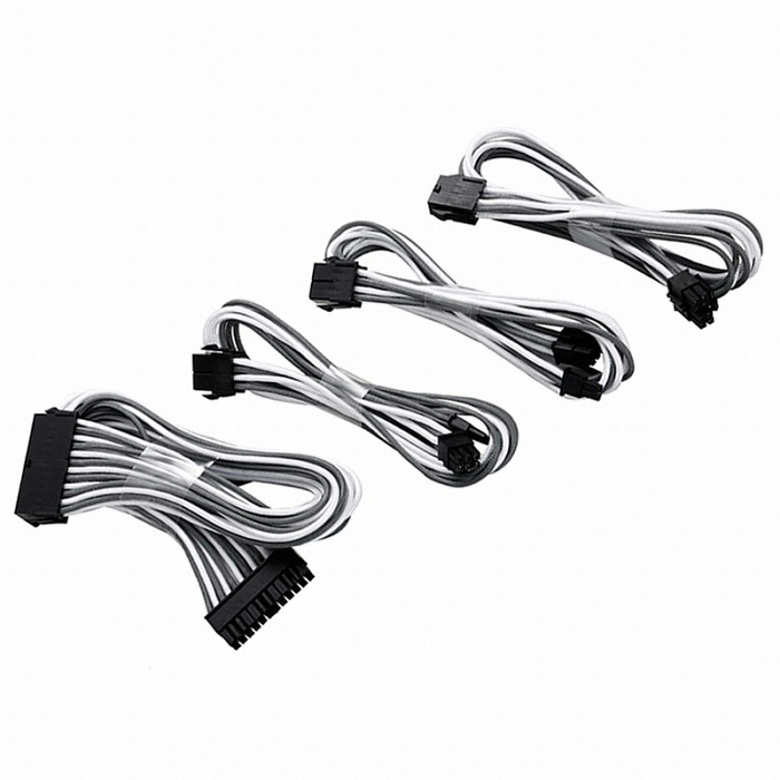 Phanteks PH-Extension Cable Combo Set WHITE/GREY (0.5m)_이미지