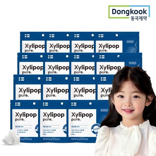 동국제약 자일리팝 무설탕 자일리톨 퓨어 30g (15개)_이미지
