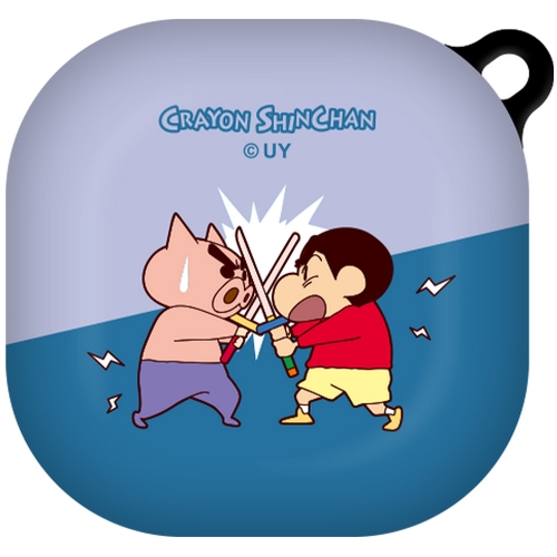 코쿼드 갤럭시 버즈2 프로 짱구는 못말려 액션 투톤 하드 케이스 (정품)_이미지