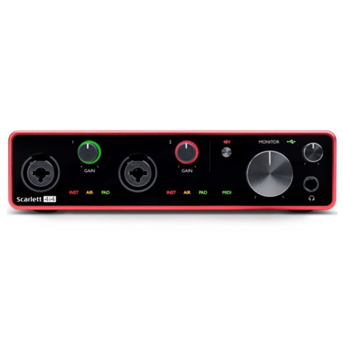 Focusrite Scarlett 4i4 3세대 (+ 스피커)_이미지