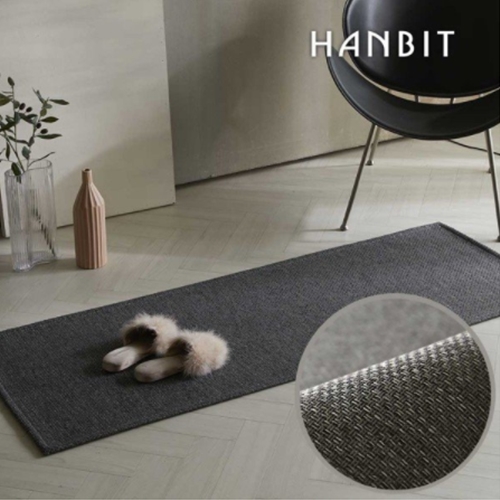 한빛카페트 크로스 사이잘룩 러너 침실러그 (180x60cm)_이미지