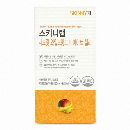 스키니랩 시크릿 와일드망고 다이어트 젤리 20g 14포 (5개)_이미지