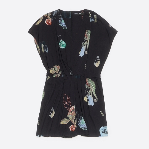 빔바이롤라 앤트러사이트 카멜레온 쇼트 점프수트 B255AWO025BKB_이미지