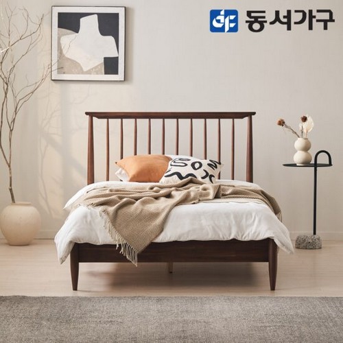 동서가구 피츠 다프네 원목 침대 SS (본넬스프링)_이미지