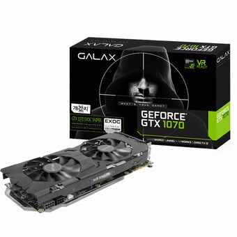 갤럭시 GALAX 지포스 <b>GTX1070</b> 개간지 EXOC D5 8GB Black Edition