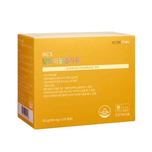 뉴트리코어 달맞이꽃종자유 120캡슐 (6개)_이미지